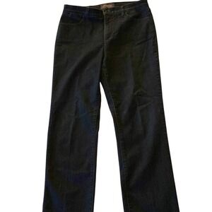 NYDJ Womens Dark Wash Straight Leg Lift Tuck Technology Size 12